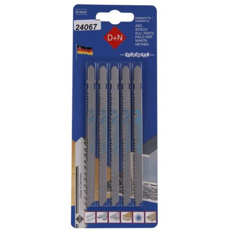 List pílový do priamočiarej píly 110mm/1,8-2,5mm, sada 5ks