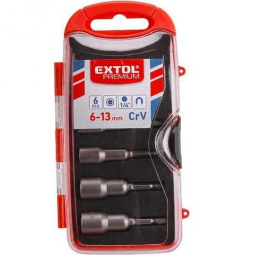 Hlavica nástrčné magnetické so 6hr. stopkou 1/4"