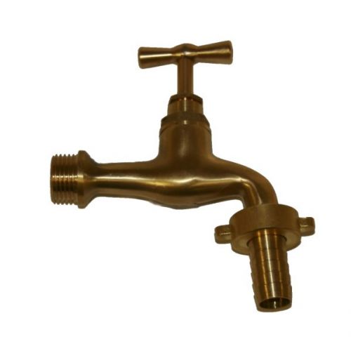 Ventil záhradný, 1/2"+3/4", mosadzný