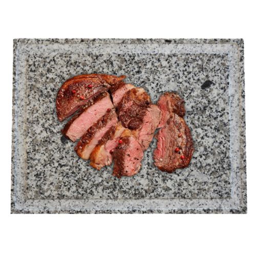 Kameň s drážkou, grilovací, 40cmx30cm, žula
