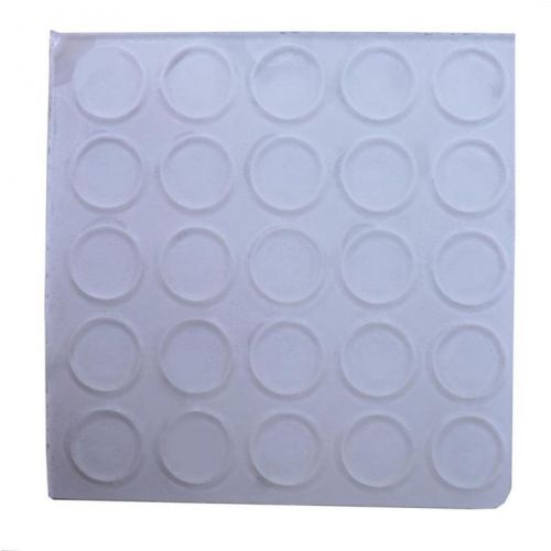 Priesvitné tlmiče nárazu 25 ks, 10 MM / 1,5 MM