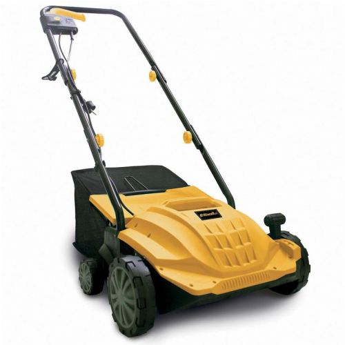 Elektrický prevzdušňovač na trávnik, vertikutátor 1500 W, 32cm, kôš 30L, RIWALL