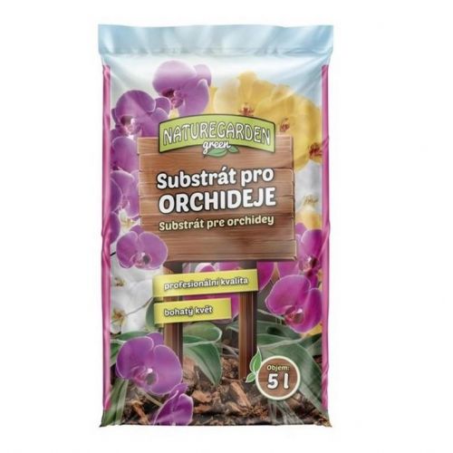 Substrát s píniovou kôrou pre orchidey, 5l, NATURE GARDEN