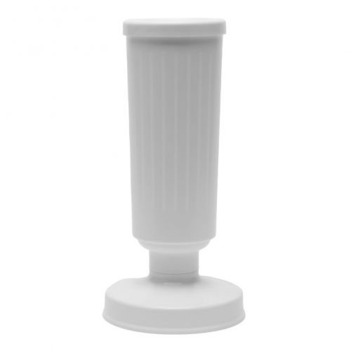 Váza na hrob 30cm biela so záťažou