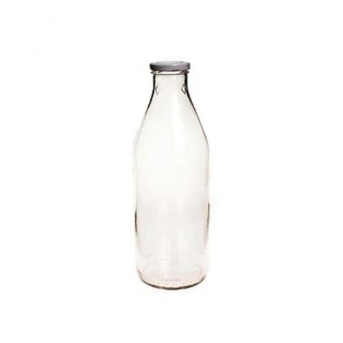 Fľaša na mlieko light 1L, bezfarebná, bez viečka, balená