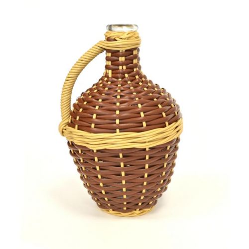 Opletený demižón 2 L, mix farieb