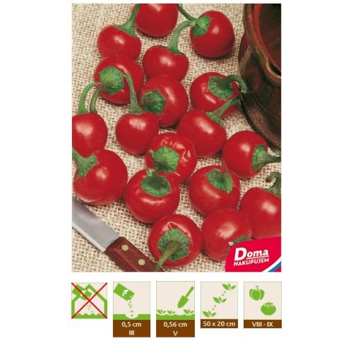 Paprika čerešňová ostrá – Korál