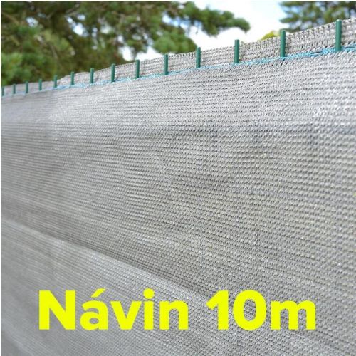 Sieť tieniaca 1,5x10m, šedá, HDPE 150g/80%, GARDENKUS