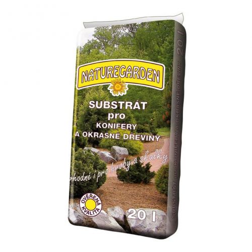 Substrát pre okrasné dreviny a hroby, 20l, NATURE GARDEN