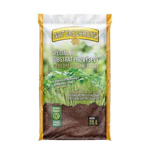 Substrát pre výsev a predpestovanie sadby, 20l, NATURE GARDEN