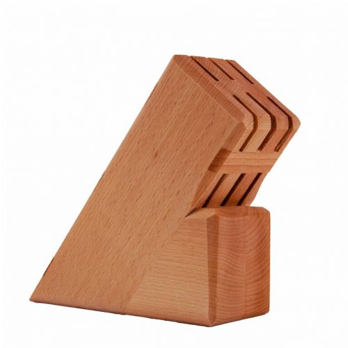 Stojan na nože drevo 18cm 6-nožový KLC