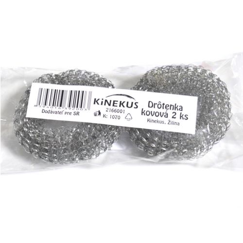 Drátenka na riad kovová SADA 2x15 g