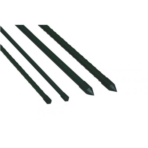Tyč oporná k zelenine, dĺžka 90cm, priemer 11mm, vrúbkovaná, zelená