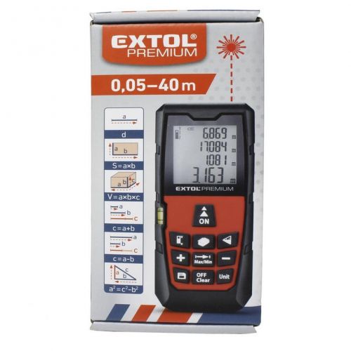Merač vzdialenosti laserový do 40m/+-1,5mm