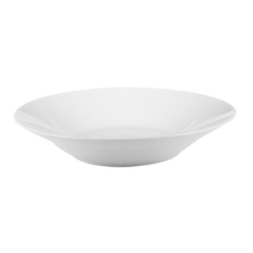 Tanier hlboký, biely, 23cm 