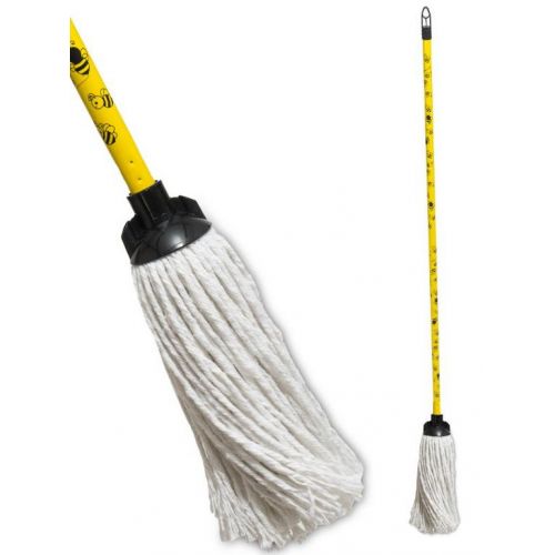 Mop strapcový s násadou 120 cm, plast, BUZZZ
