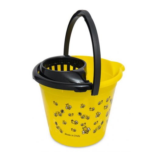 Vedro plastové, BUZZZ, 12L, so žmýkačom