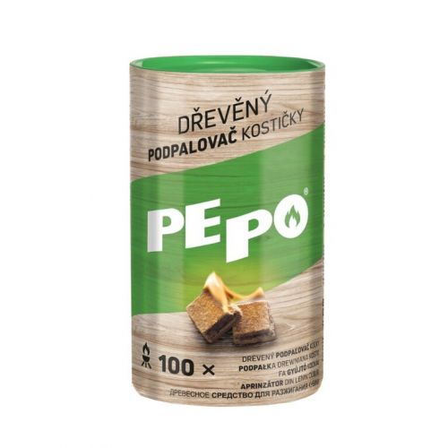 Podpaľovač pevný 100 ks PEPO, valec