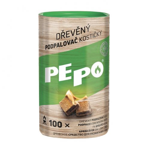 Podpaľovač pevný 100 ks PEPO, valec