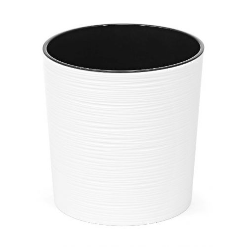 Kvetináč plastový, priemer 30cm, MALWA DLUTO, biely