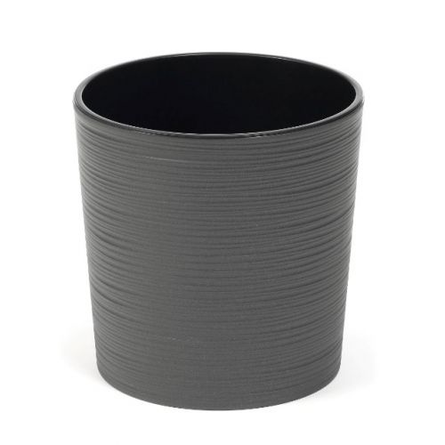 Kvetináč plastový, priemer 30cm, MALWA DLUTO, grafitový