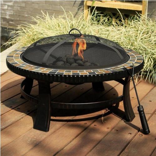 Ohnisko oceľové s obkladom 76 cm pevné GARDENKUS KLC