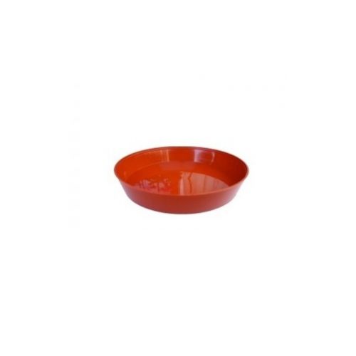 Plastová miska pod kvetináč, priemer 16cm, terakota, K34