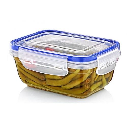 Dóza plastová s tesnením, 4000ml, obdĺžnik