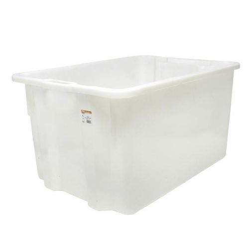 Box prepravný, objem 65L, biely, plastový