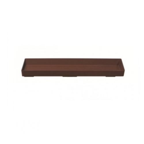 Miska pod truhlik plastová, 34cm hnedá T11
