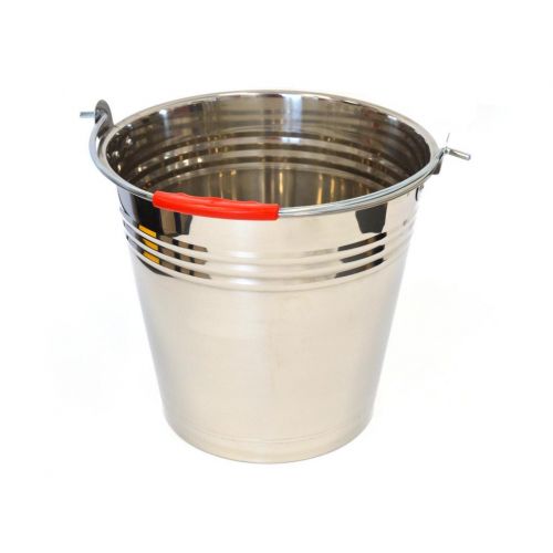 Vedro nerezové, objem 12L, priemer 31cm