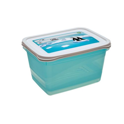 Dóza na potraviny plastová, sada 2ks, MAGIC ICE/POLAR 2L, 20,5x15,5x10,5cm, obdĺžnik