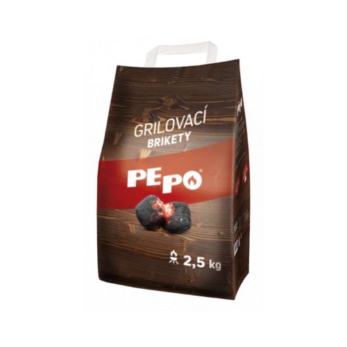 Brikety grilovacie 2,5kg, PEPO