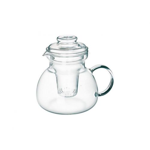 Kanvica sklenená, čajník, 1l, EVA so skleneným sitkom