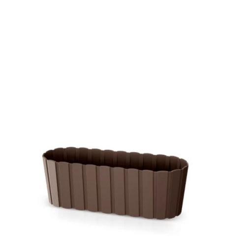 Truhlík plastový, hnedý, dĺžka strany 38,3cm, BOARDEE CASE, hnedý