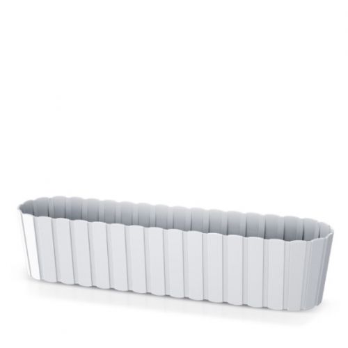 Truhlík plastový, dĺžka strany 58,7cm, BOARDEE CASE, biely