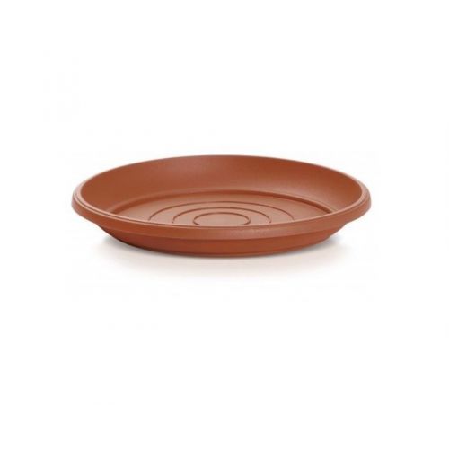 Miska pod kvetináč plastová, priemer 9cm terrakota, NOVA K9