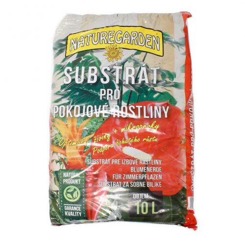 Substrát pre izbové rastliny, 10L, NATURE GARDEN
