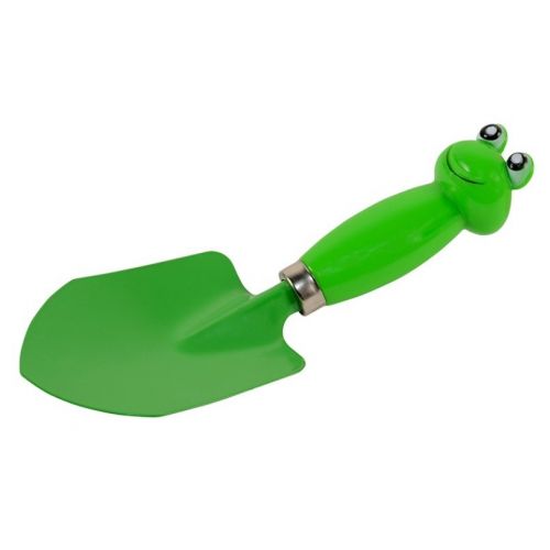 Lopatka záhradná, detská, oceľová, 20cm, plastová rúčka ŽABA