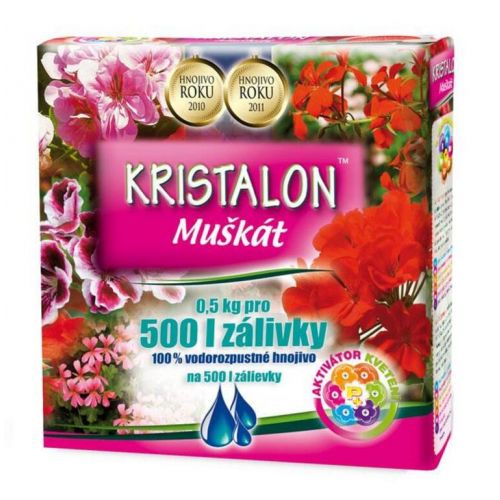 Hnojivo na muškáty, 0,5kg, KRISTALON, AGRO