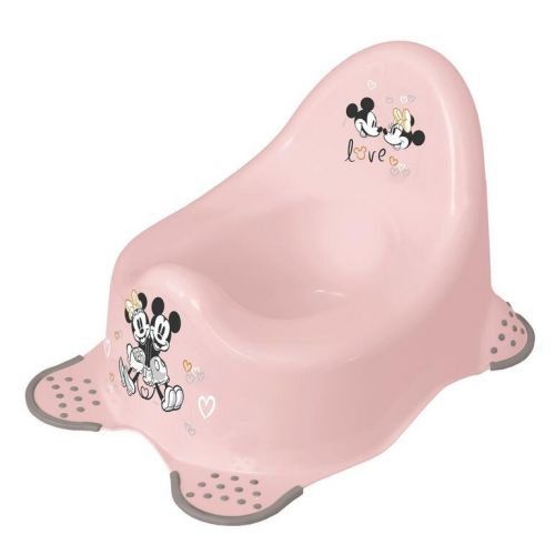 Nočník detský plastový, protišmykový, MINNIE MOUSE, severská ružová