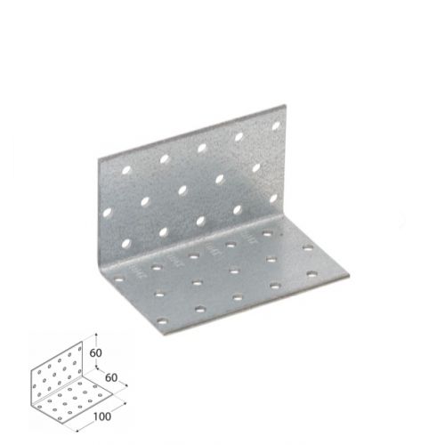 Uholník montážny 60x60x100x2mm bal/20ks