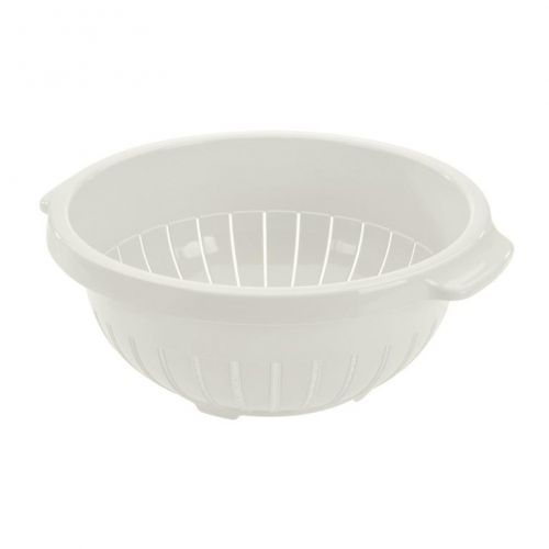 Sitko plastové, priemer 27x11cm, biele, "Scolapasta-Scolariso", TONTARELLI