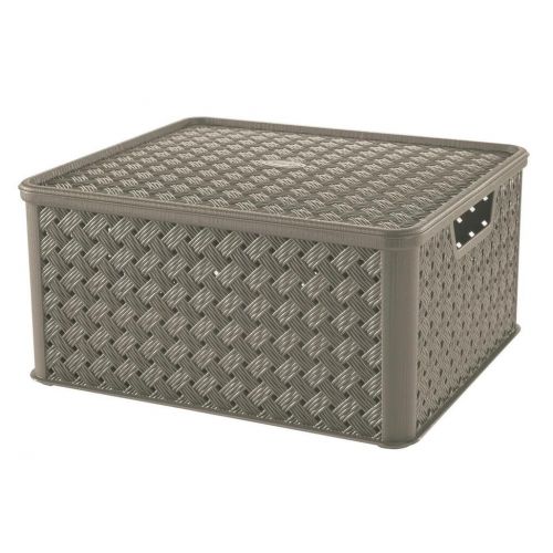 Box plastový 13L, mokka, "Arianna" TONTARELLI