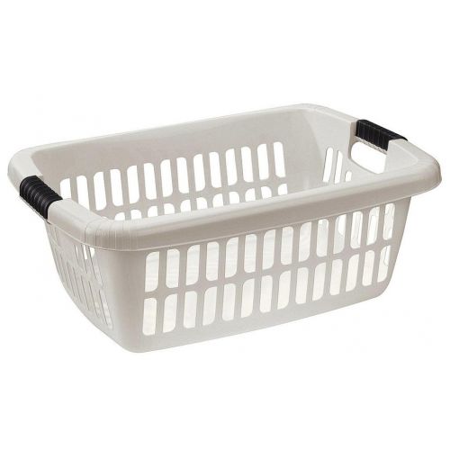 Kôš na čisté prádlo, plastový, 40L, krémový, Aurora TONTARELLI
