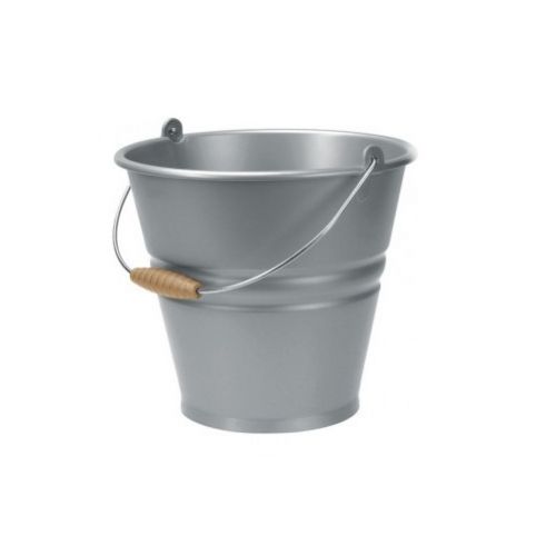Vedro plastové, 7L, strieborné "Nostalgia" TONTARELLI