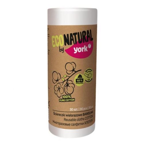 Utierka na opakované použitie, bavlnená, 30ks, ECO NATURAL