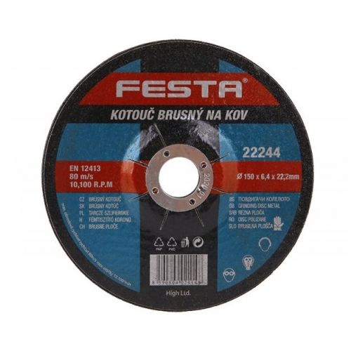 Kotúč brúsny na kov 150x6,4/22,2