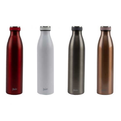 Nerezová termoska, termofľaša, 750ml, mix farieb