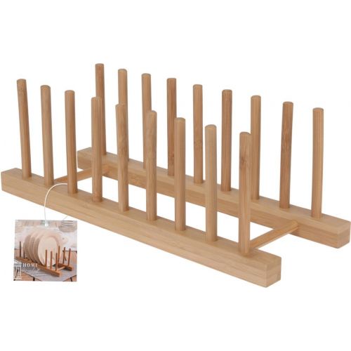 Stojan na taniere 340x125mm, bambus